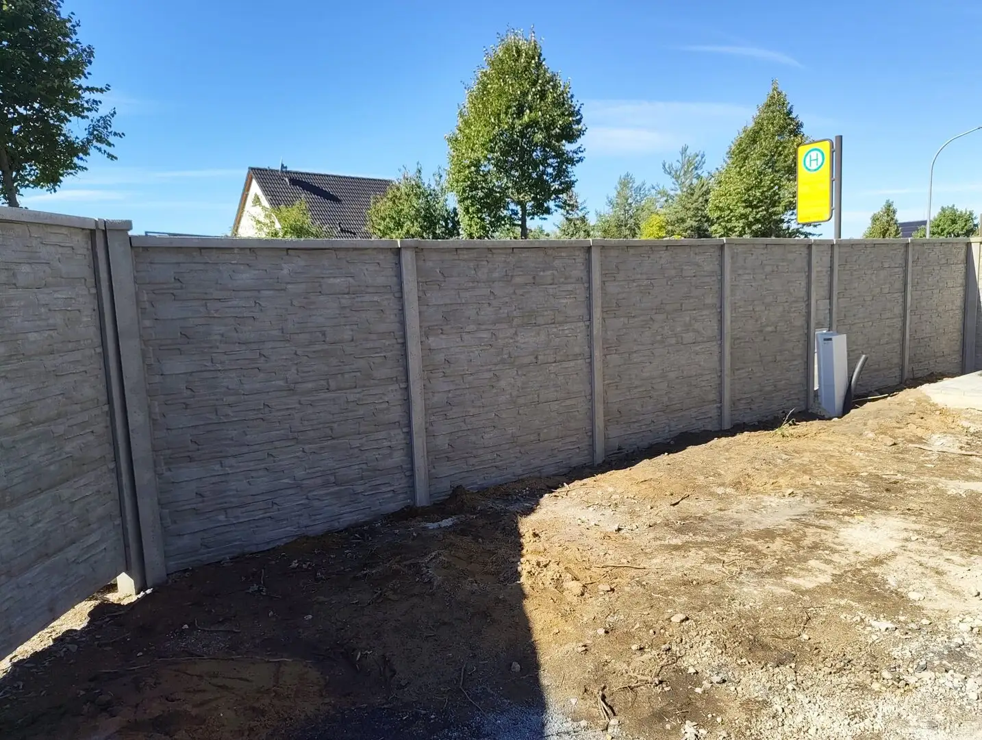 Betonzaun Coswig