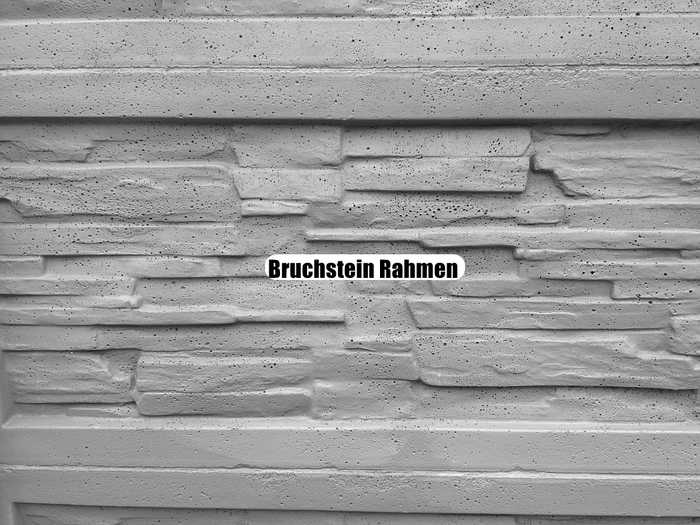 Betonzaun Ersatzplatten einseitig - Platte 200x50x4 cm