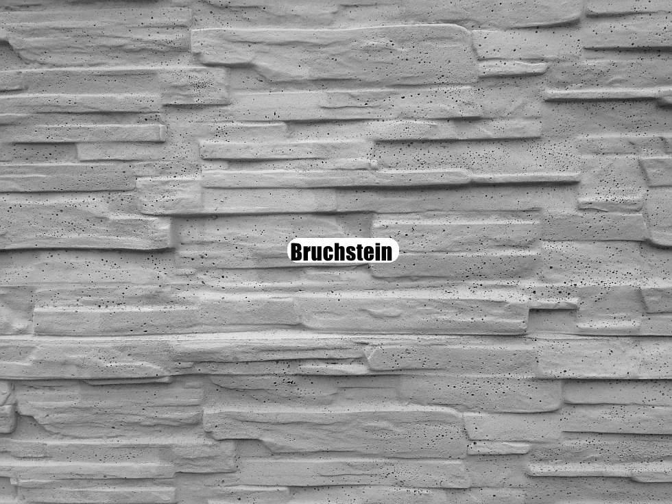 Betonzaun Ersatzplatten einseitig - Platte 200x50x4 cm