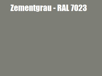 Betonzaunfarbe - zementgrau - RAL 7023 - 4 Liter