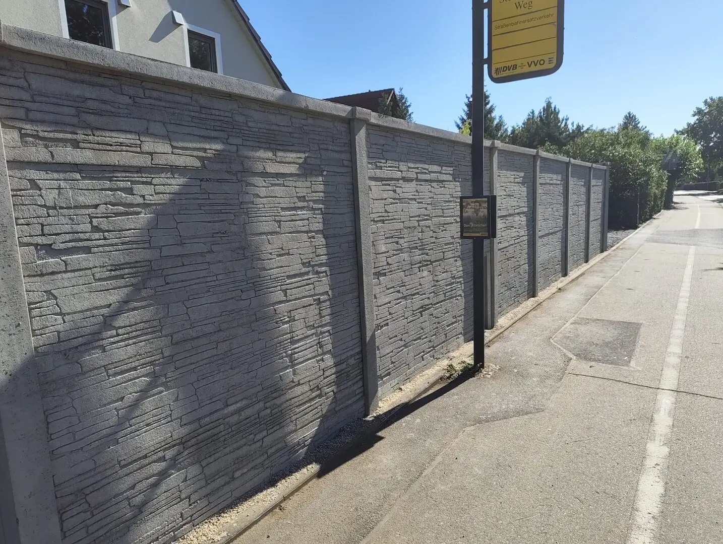 Betonzaun Coswig
