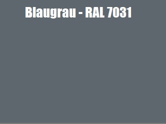 Betonzaunfarbe - blaugrau - RAL 7031 - 10 Liter