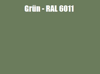 Betonzaunfarbe - grün - RAL 6011 - 4 Liter